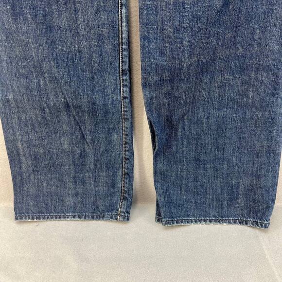 7 For All Mankind Men's Relaxed Fit Jeans Size 40 Button Fly Medium Denim Wash - Picture 6 of 16